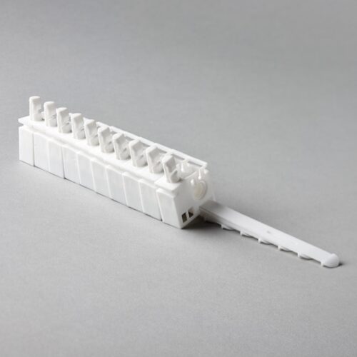 10 x 3.5 RHS  Carrier Trucks (White Plastic)