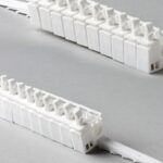 10 x 3.5 SPLIT  Carrier Trucks (White Plastic) (5 Left