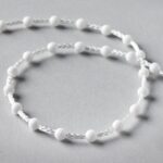 1m White Plastic Chain For Roman Blinds