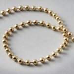 1.25m Brass Metal Chain For Roman Blinds