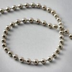 1.25m Silver Metal Chain For Roman Blinds