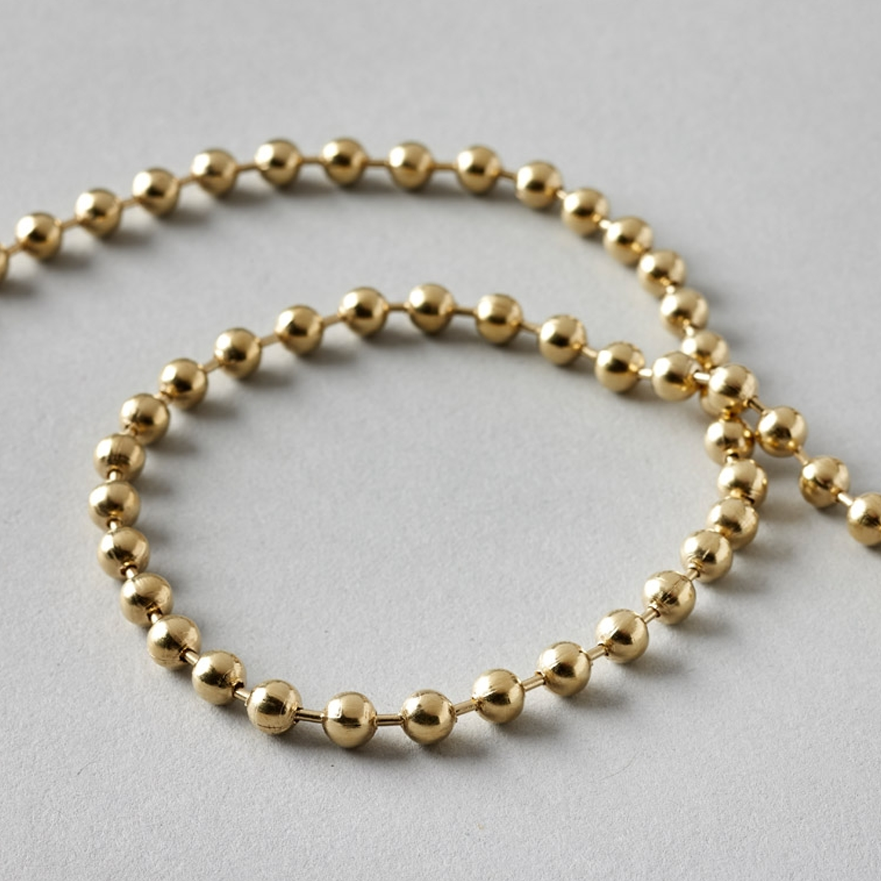 2m Brass Metal Chain For Roman Blinds