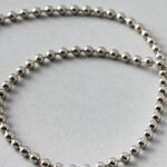 3 mts No 6 Silver Metal Control Chain
