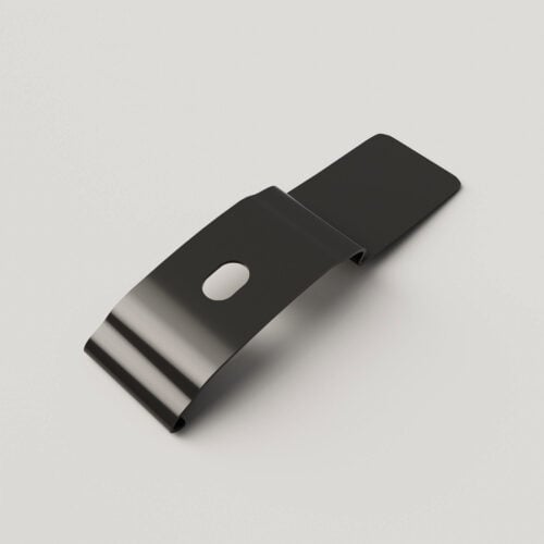 3x Black Cassette Top Fixing Brackets