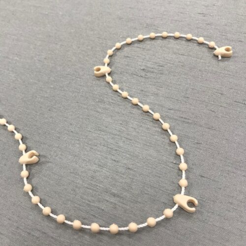 89mm (3.5") Beige Chain (100 Links)