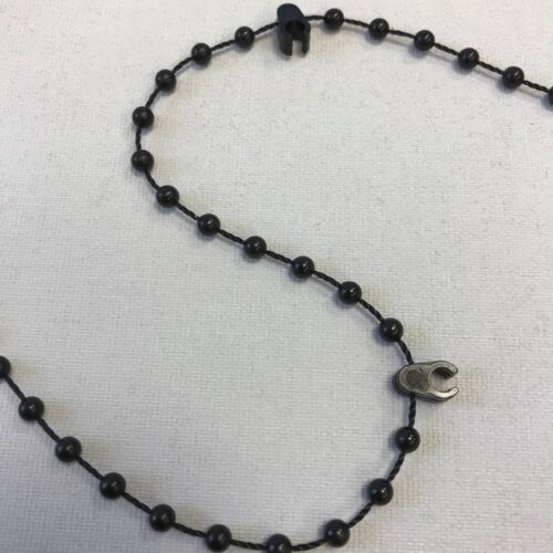 89mm (3.5") Black Chain (100 Links)