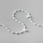 127mm (5″) White Chain (100 Links)