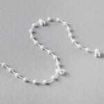 89mm (3.5″) White Chain (100 Links)