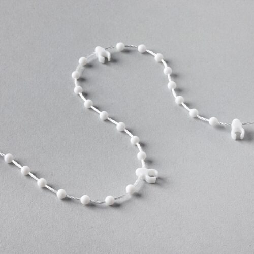 89mm (3.5") White Chain (100 Links)