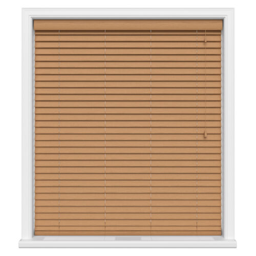 Amber Wood Grain Motorised  Eco-Wood