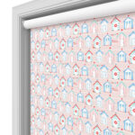 Beach Huts Blush Blackout