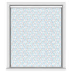 Beach Huts Sky Blue Blackout