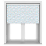 Beach Huts Sky Blue Blackout