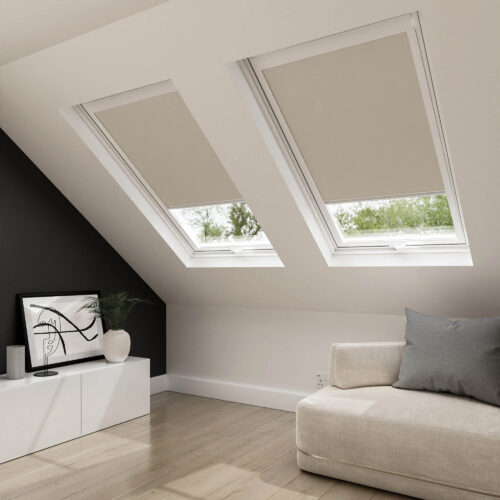 Beige Blackout Blind for RoofLITE