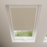 Beige Blackout Blind for Velux