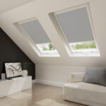 Bella Grey Whisper Blind For Velux