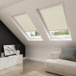 Cream Blackout Blind for Fakro