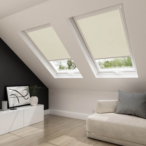 Cream Blackout Blind for Fakro
