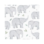Elephants White Blackout