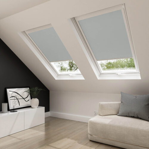 Flint Grey Blackout Blind for RoofLITE