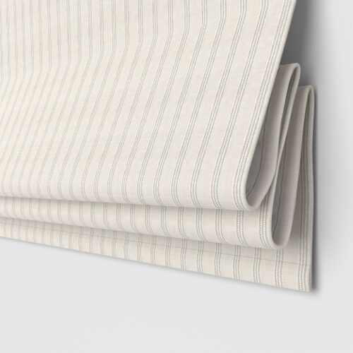 Emily Bond George Stripe Linen Motorised