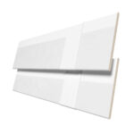 Gloss Pure White Real Wood With Cotton Tapes