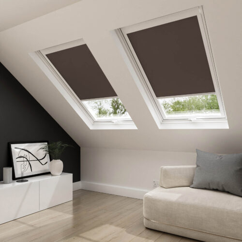 Henna Brown Blackout Blind for RoofLITE