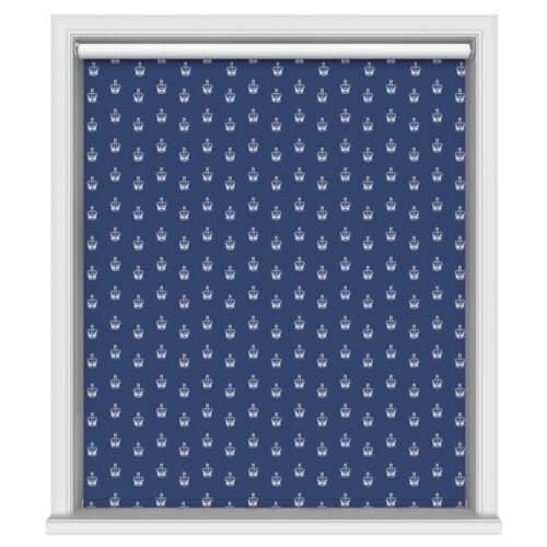 King Charles Coronation 2023 Crown Theme On Blue