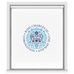 King Charles Coronation 2023 Emblem Blue