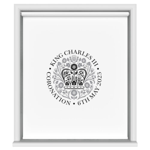 King Charles Coronation 2023 Emblem Monochrome