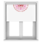 King Charles Coronation 2023 Emblem Red