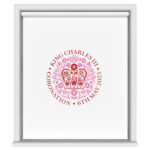 King Charles Coronation 2023 Emblem Red