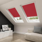 Lava Red Blackout Blind for Keylite