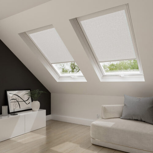 Metz White Blind For RoofLITE