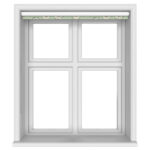 Missprint Blackout Dandelion Mobile Green And White