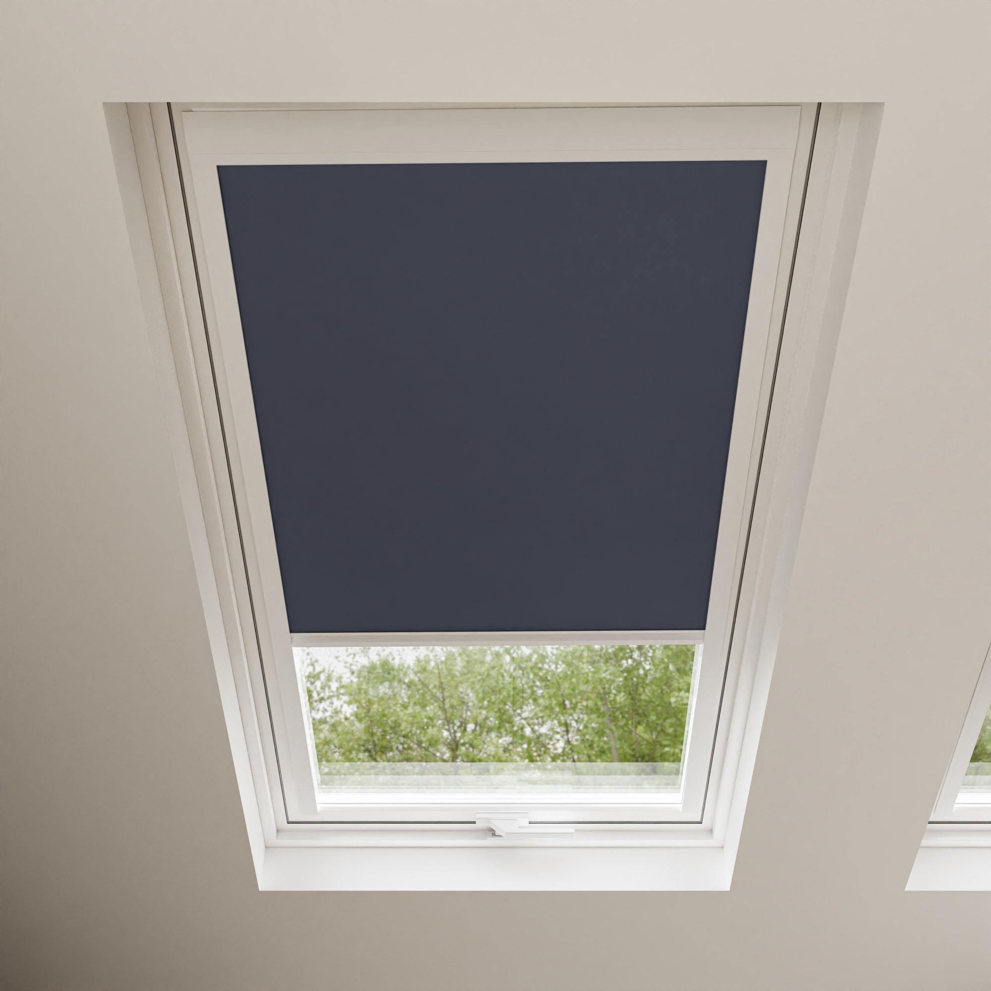 Navy Blue Blackout Blind for RoofLITE - Image 2