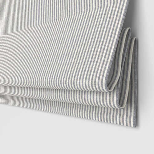 Emily Bond Oscar Stripe Indigo Motorised