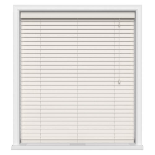 Polar Off White Real Wood Motorised