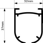 3x Roman Blind Spring Brackets