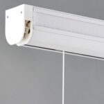 Roman Blind White Motorised Headrail