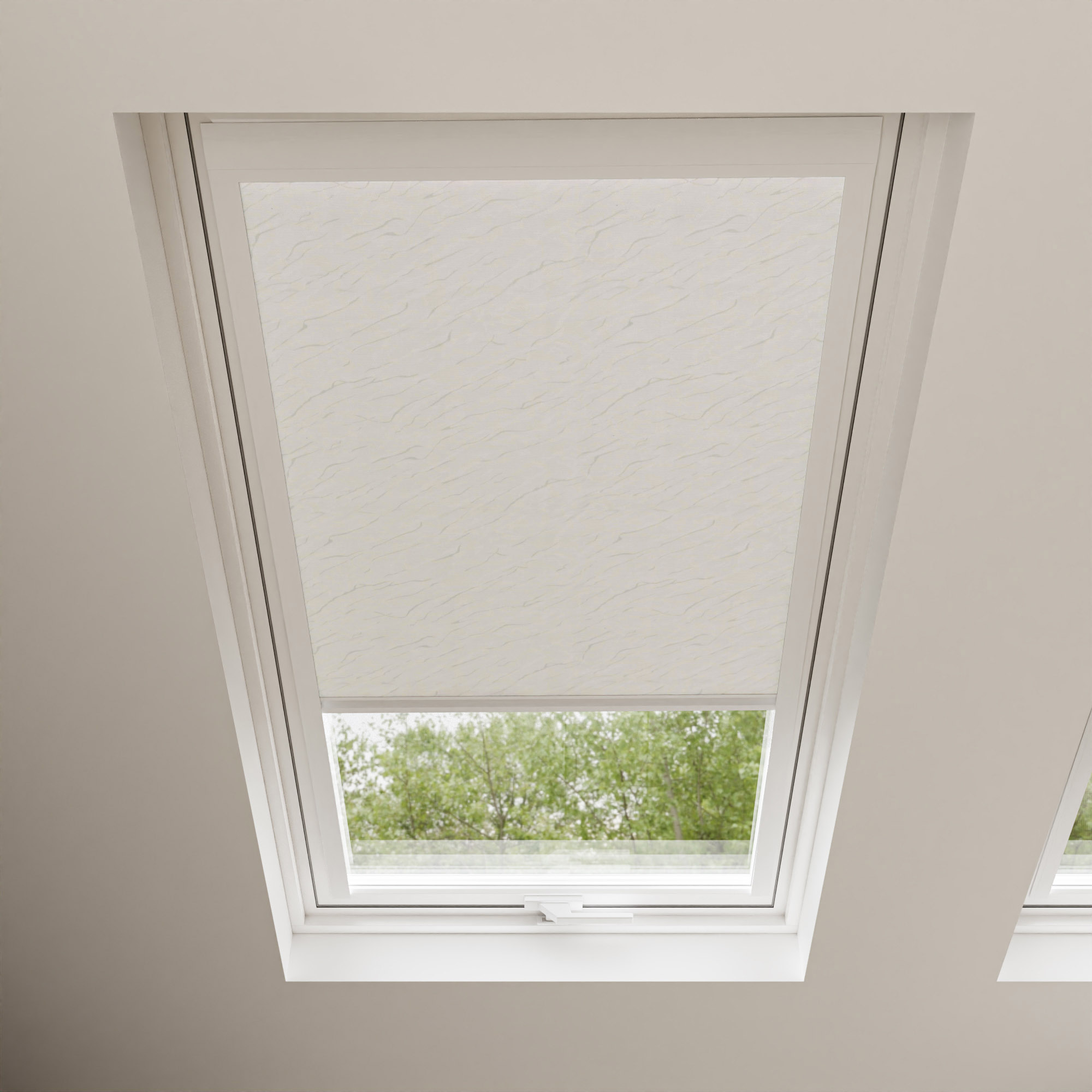 Sahara White Blind For Fakro - Image 2