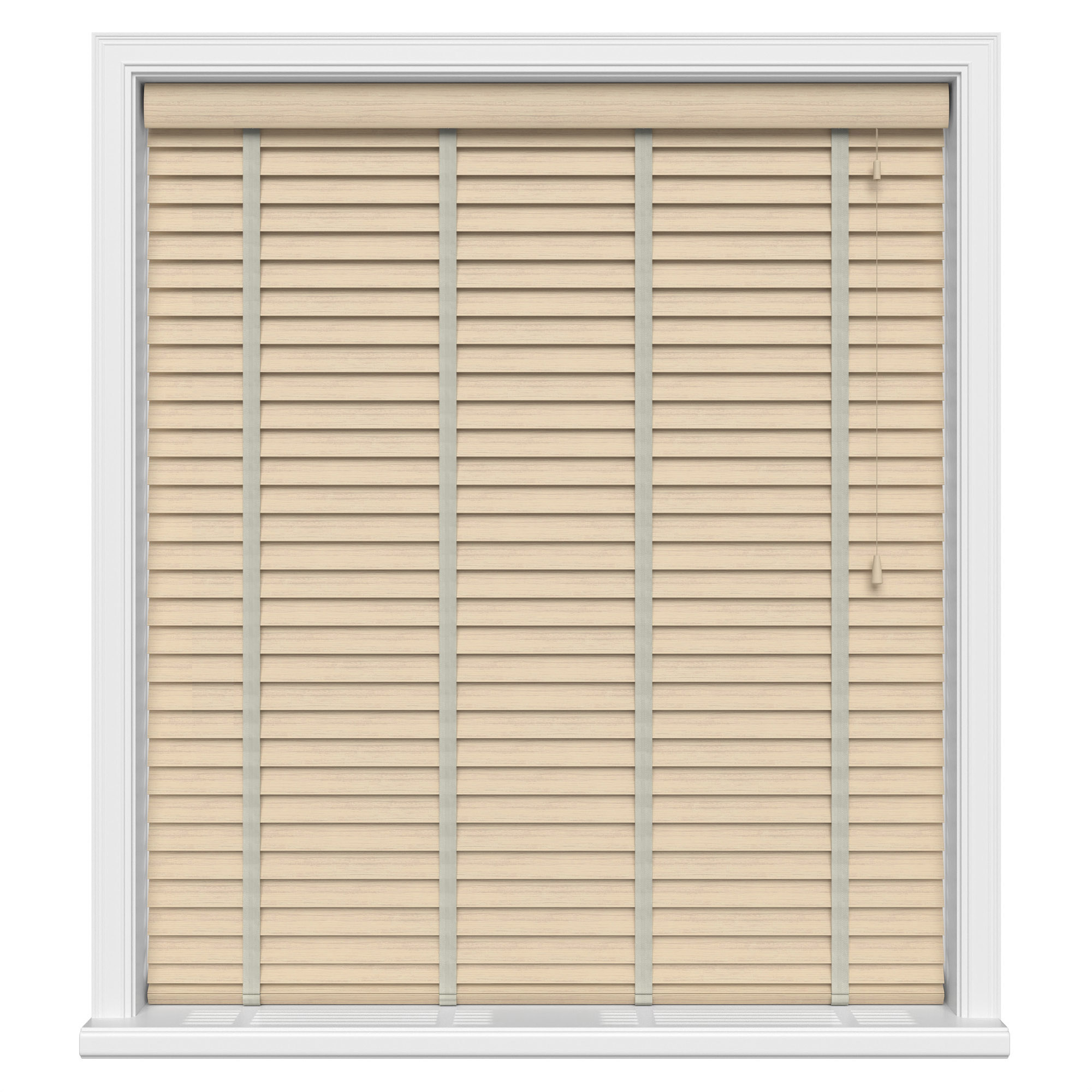 Scandi Oak Wood Grain With Tapes Eco-Wood Motorised