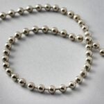 Silver Continuous Metal Chain For Roman Blinds