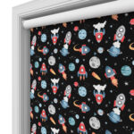 Space Rockets Black Blackout