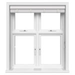 True White Grain With Chalk Tapes Eco-Wood