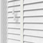 True White Grain With Chalk Tapes Eco-Wood