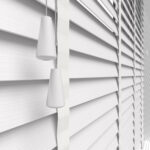True White Grain With Chalk Tapes Eco-Wood