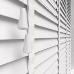 True White Grain With Tapes Eco-Wood