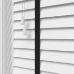 True White With Jet Tapes Eco-Wood