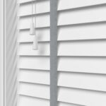 True White With Steel Tapes Eco-Wood